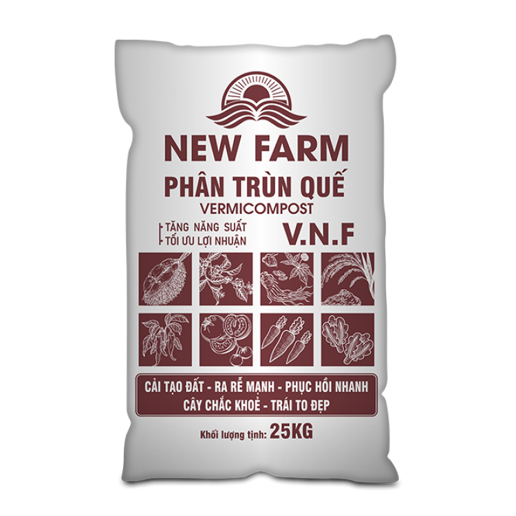 Phân trùn quế cao cấp New Farm